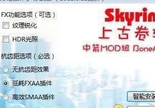 上古卷轴5：天际 BoneAsh D3D增强补丁 低配利器!下载+安装说明