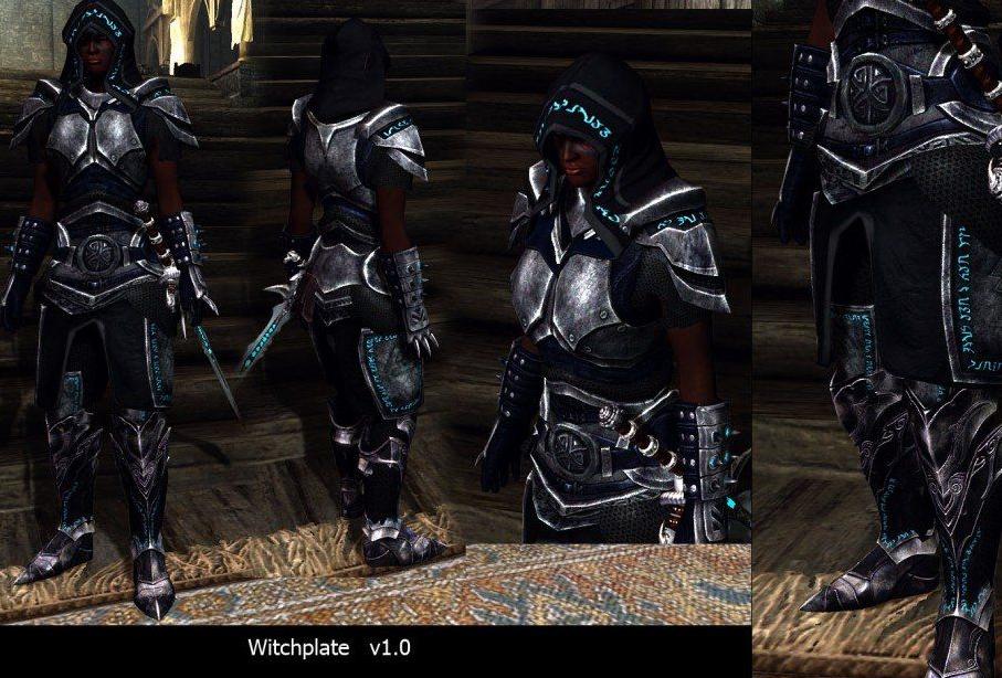 上古卷轴5：天际夜狼铠，混搭式铠甲！[汉化]下载