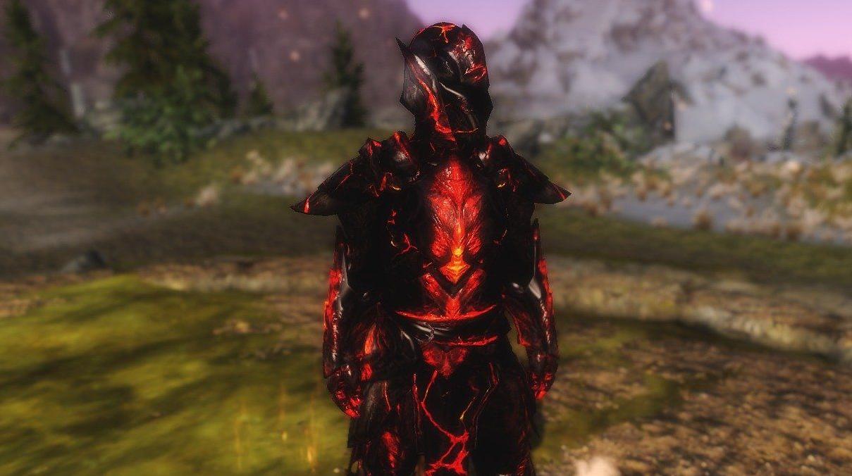 上古卷轴5：天际从炎狱中复活的战士，地狱骑士铠甲下载