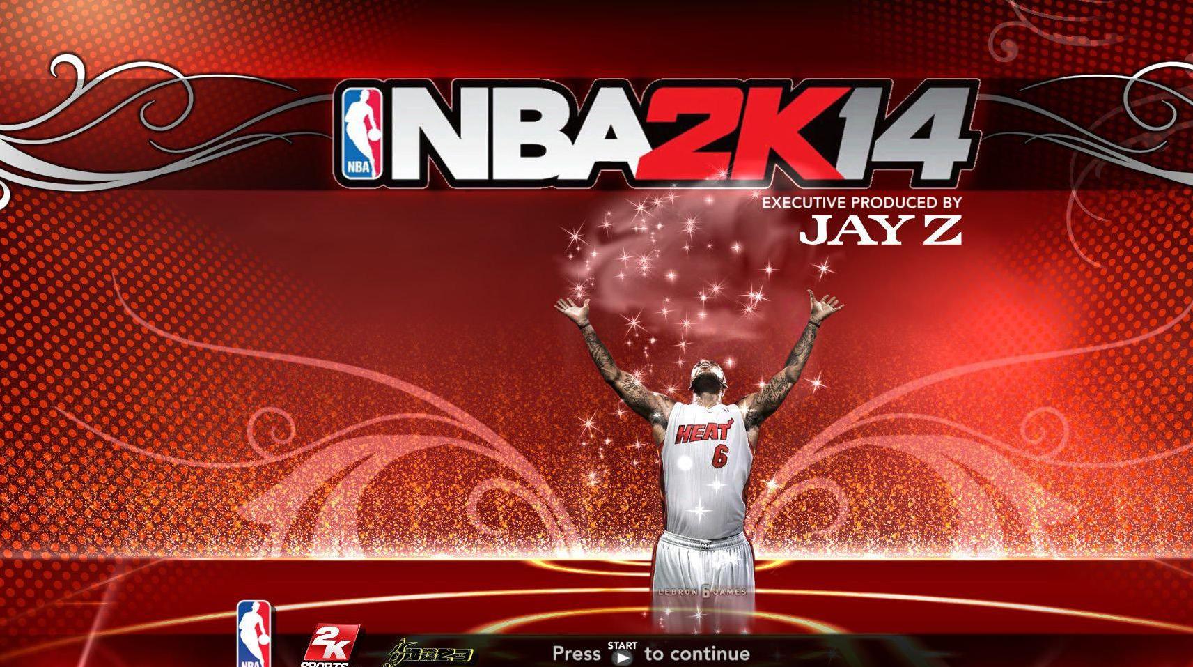 NBA2K13詹姆斯引导图(NBA2K14封面)下载