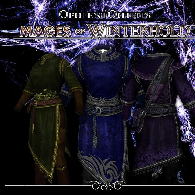 上古卷轴5：天际多套华丽的法师袍v3.0下载