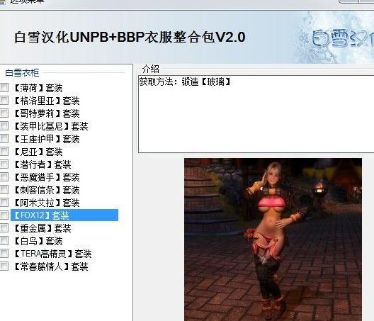上古卷轴5：天际 白雪服装整合包v2.0 整合数量破百下载+安装说明
