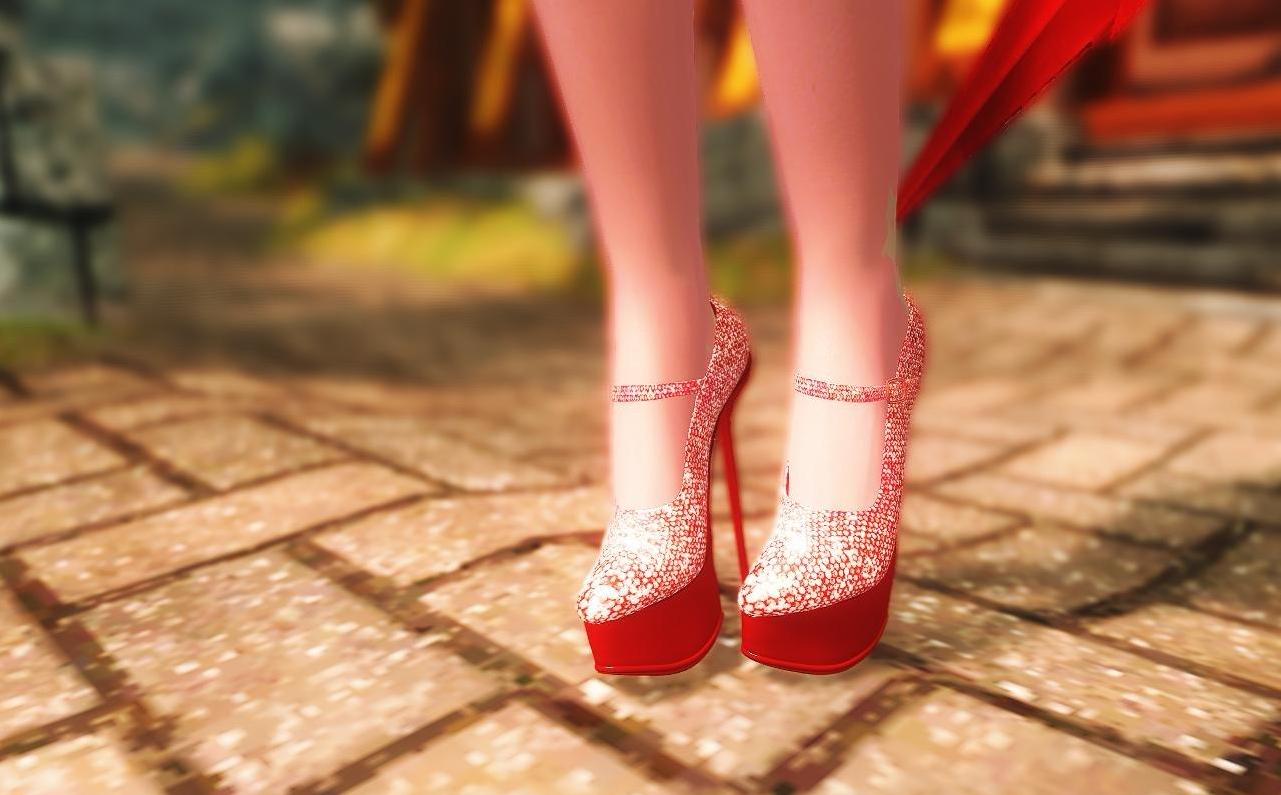 上古卷轴5：天际独立宝石高跟金砂玻璃高跟下载