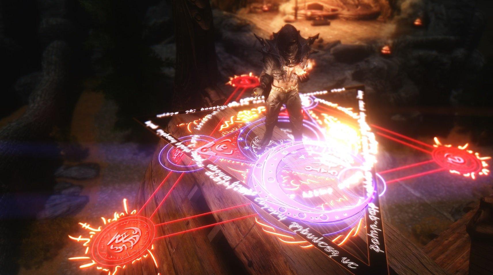 上古卷轴5：天际魔法符文盾与魔法阵MOD下载