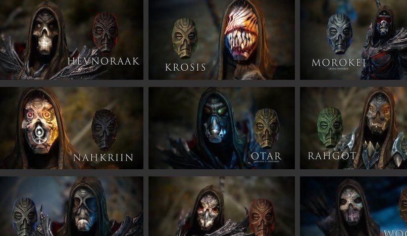 上古卷轴5：天际火炬之杖和龙祭祀面具材质替换下载