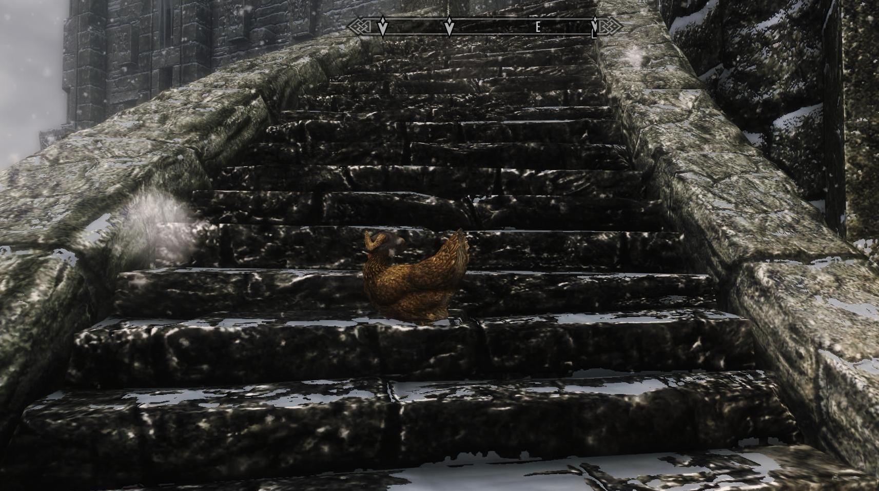 上古卷轴5：天际龙裔之鸡！超搞笑的随从！[汉化]下载