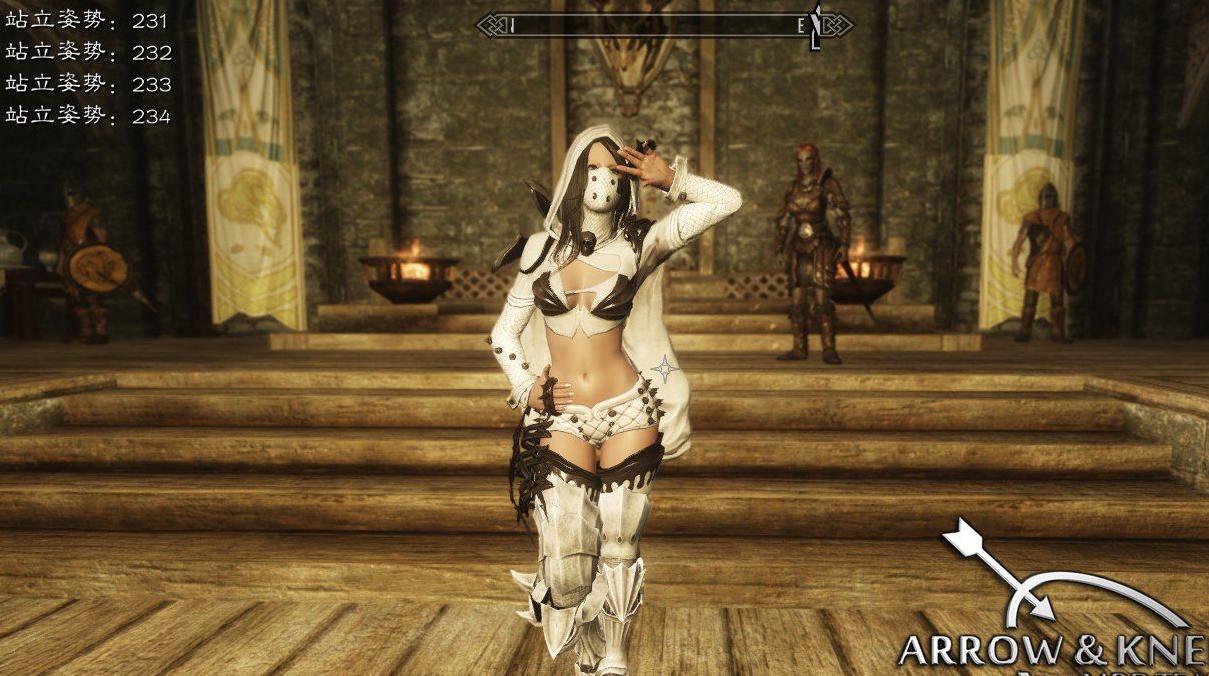 上古卷轴5：天际洛奇英雄传转模死亡微风套装下载