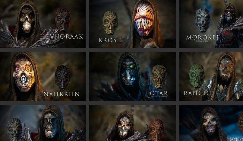 上古卷轴5：天际火炬之杖和龙祭祀面具材质替换下载