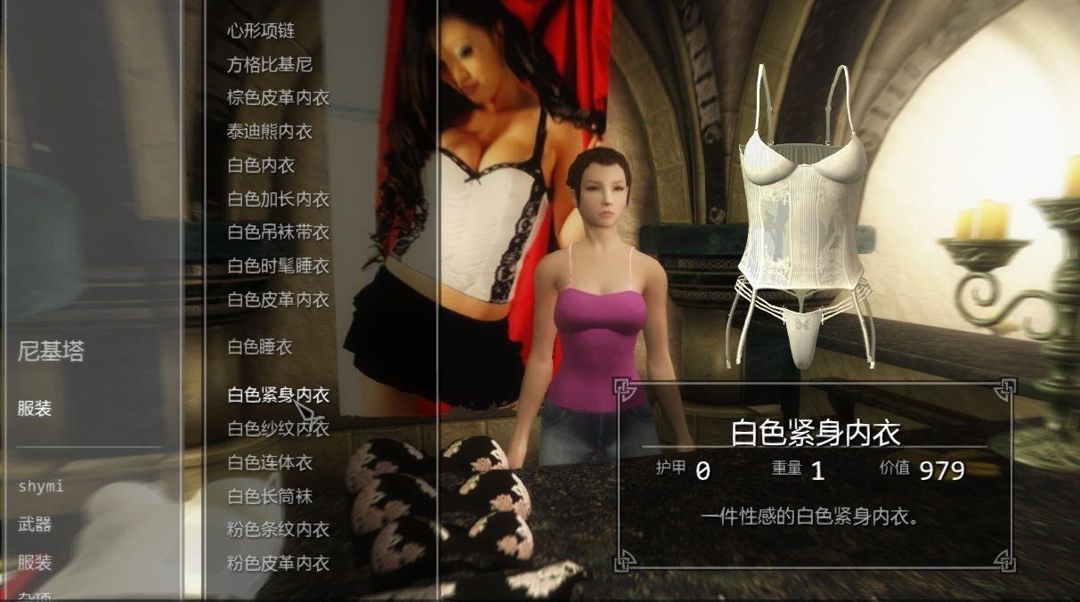 上古卷轴5：天际性感内衣店v1.6福利都懂的![汉化]下载