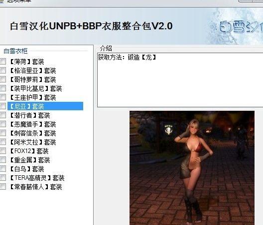 上古卷轴5：天际 白雪服装整合包v2.0 整合数量破百下载+安装说明