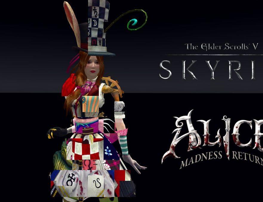 上古卷轴5：天际爱丽丝疯狂回归全套服装移植下载