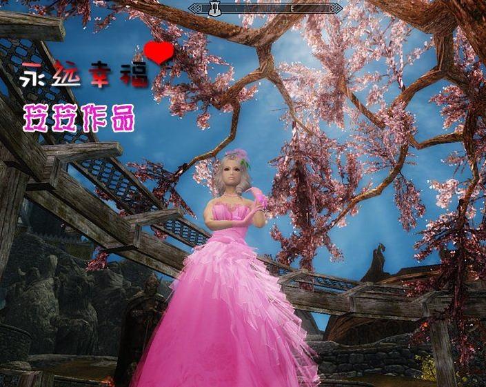 上古卷轴5：天际玲玲婚纱系列3落英超美婚纱下载