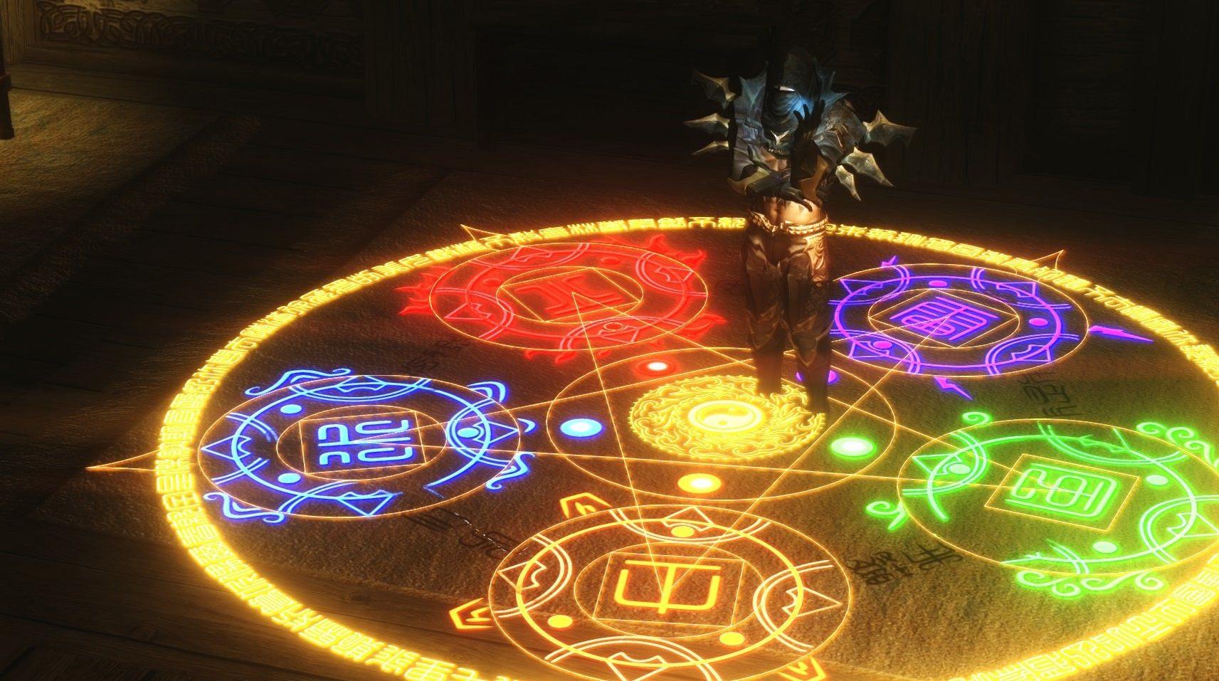 上古卷轴5：天际魔法符文盾与魔法阵MOD下载