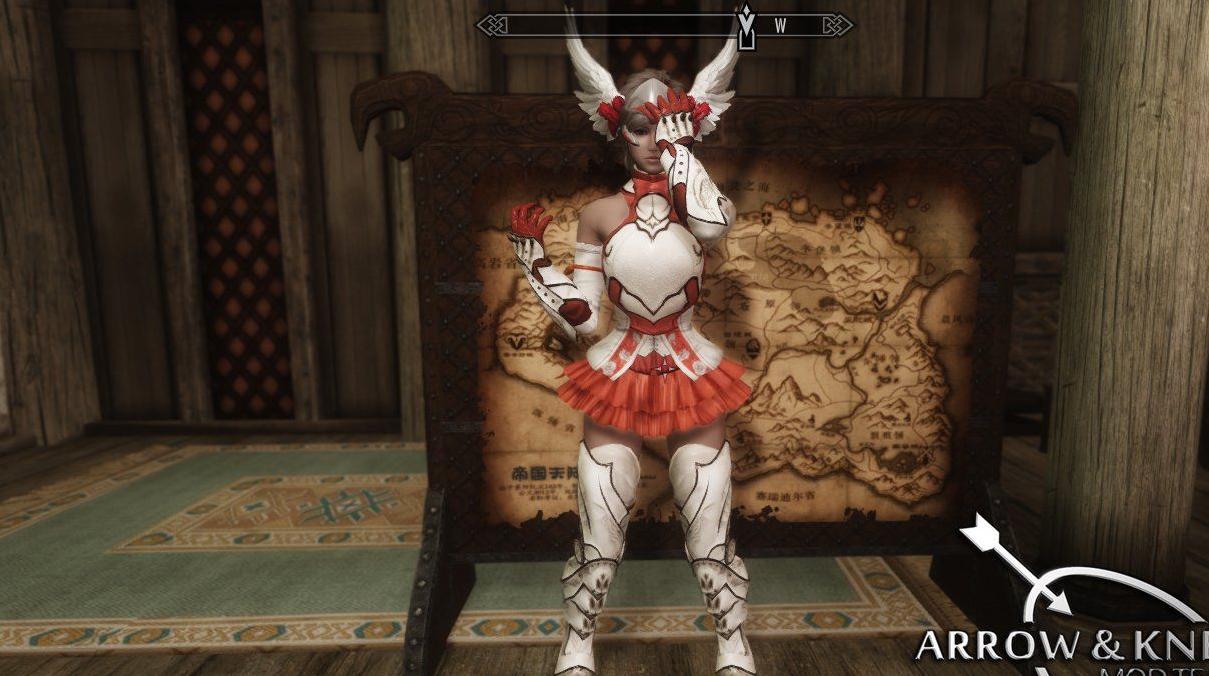 上古卷轴5：天际超高质量移植，少女骑士裙装盔甲下载