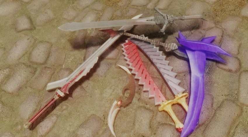 上古卷轴5：天际鬼泣中的六把武器移植！下载