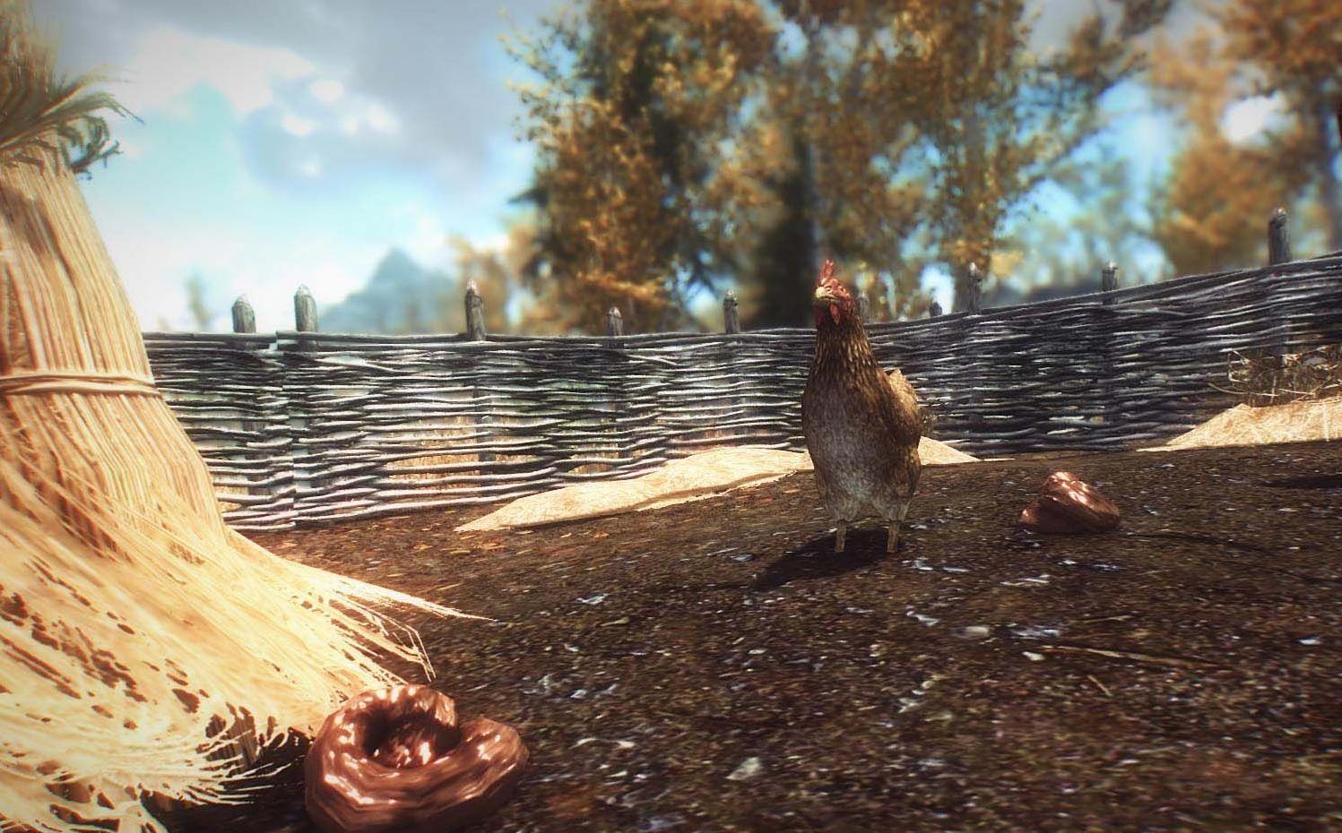 上古卷轴5：天际搞笑MOD动物大便，以后要小心哦！下载