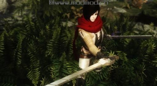上古卷轴5：天际三笠&middot;阿克曼自由之翼套装MOD下载