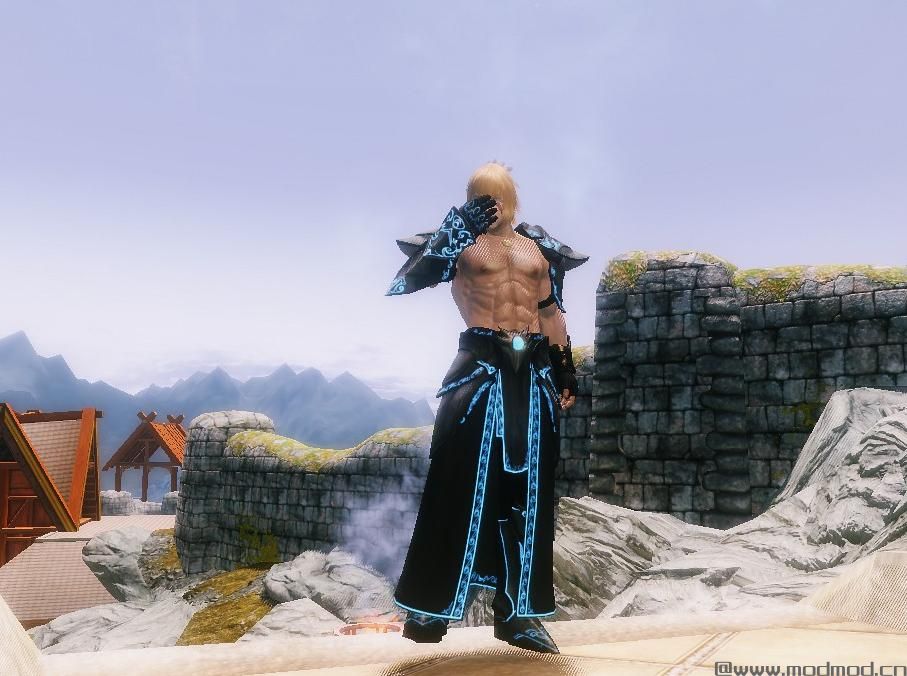 上古卷轴5：天际男性握拳动态站姿下载