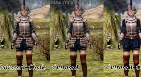 上古卷轴5：天际小骡光晕材质胸甲下载