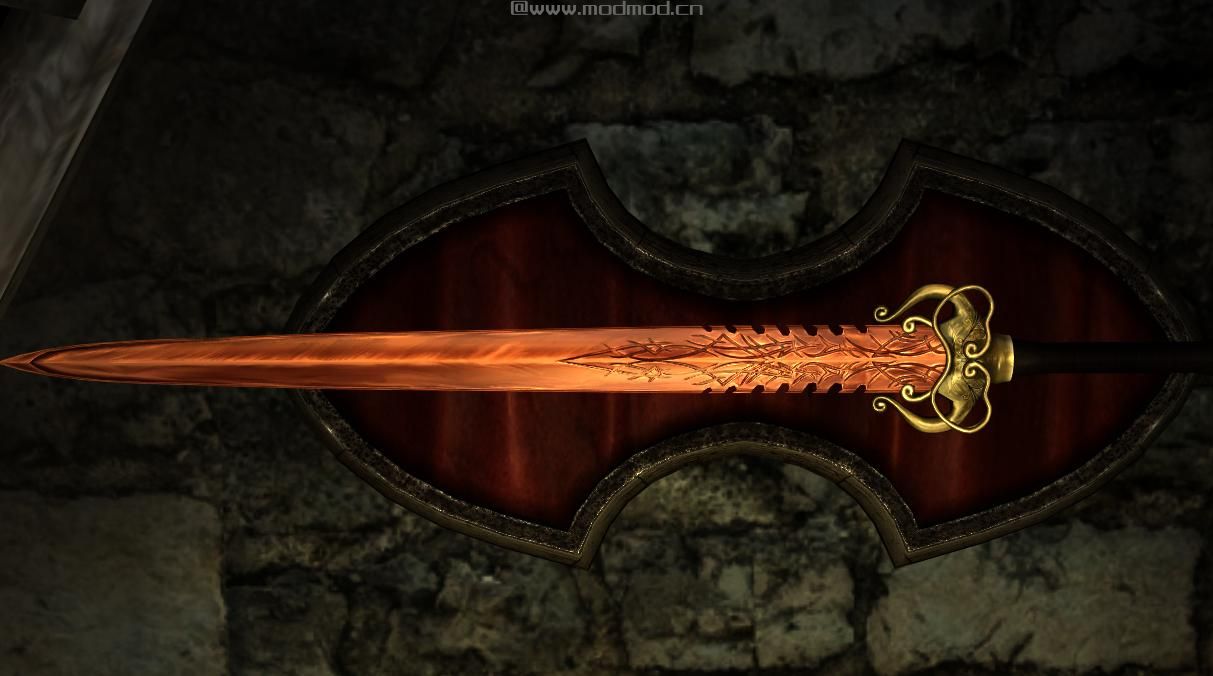 上古卷轴5：天际细节精湛双手巨剑MOD下载