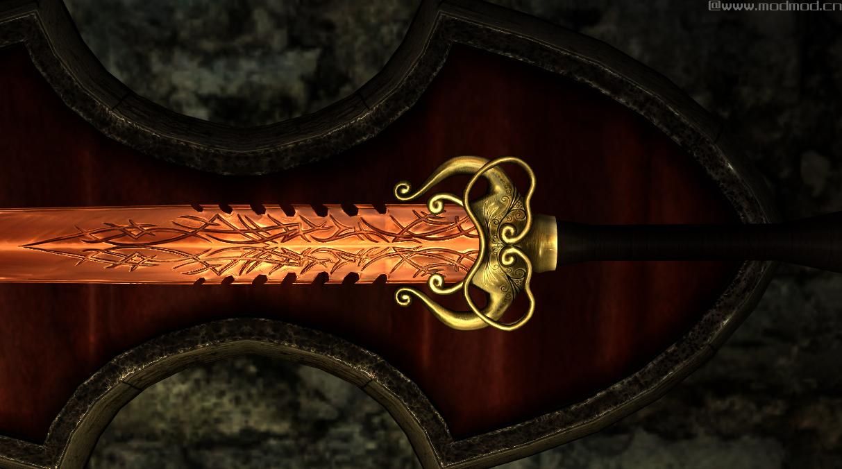 上古卷轴5：天际细节精湛双手巨剑MOD下载