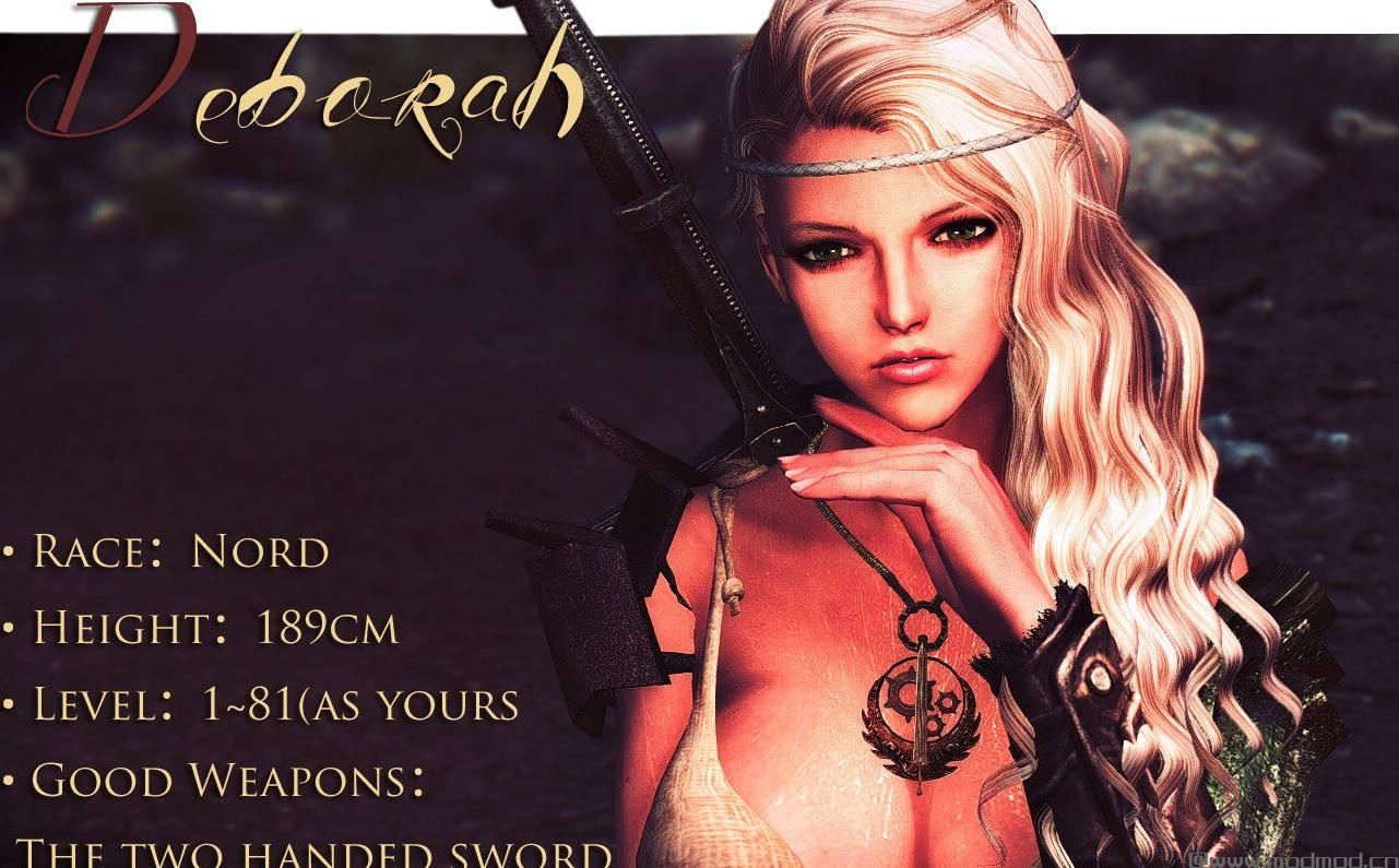 上古卷轴5：天际随从MOD顶点御姐黛博拉下载
