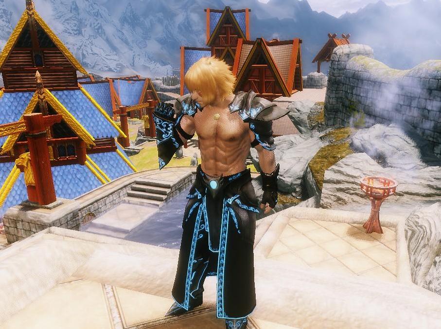 上古卷轴5：天际男性握拳动态站姿下载