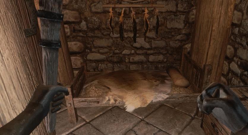 上古卷轴5：天际1K高清猎人床材质下载