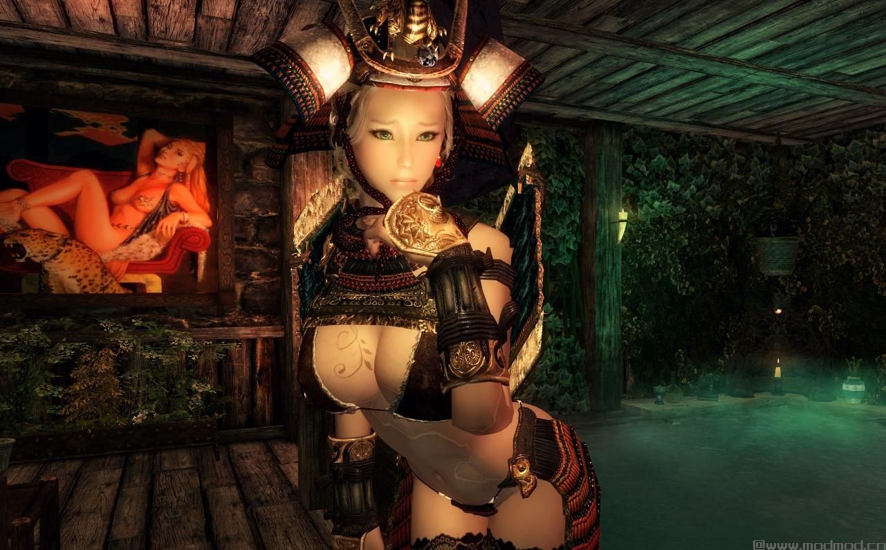 上古卷轴5：天际 华丽日本武士铠甲[bodyslide]下载+安装说明