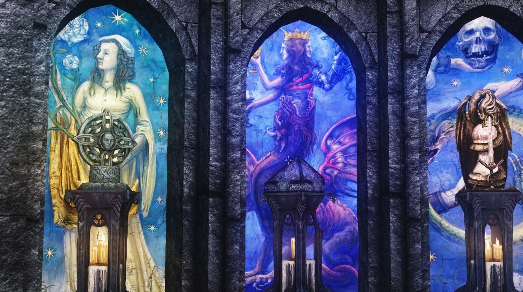 上古卷轴5：天际孤独城神殿壁画下载