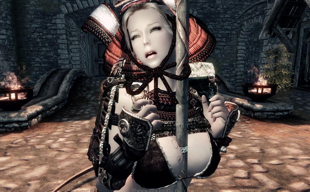 上古卷轴5：天际华丽日本武士铠甲[bodyslide]下载