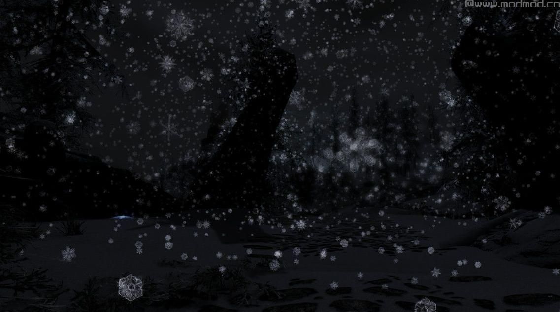 上古卷轴5：天际高清透亮清澈雪花下载