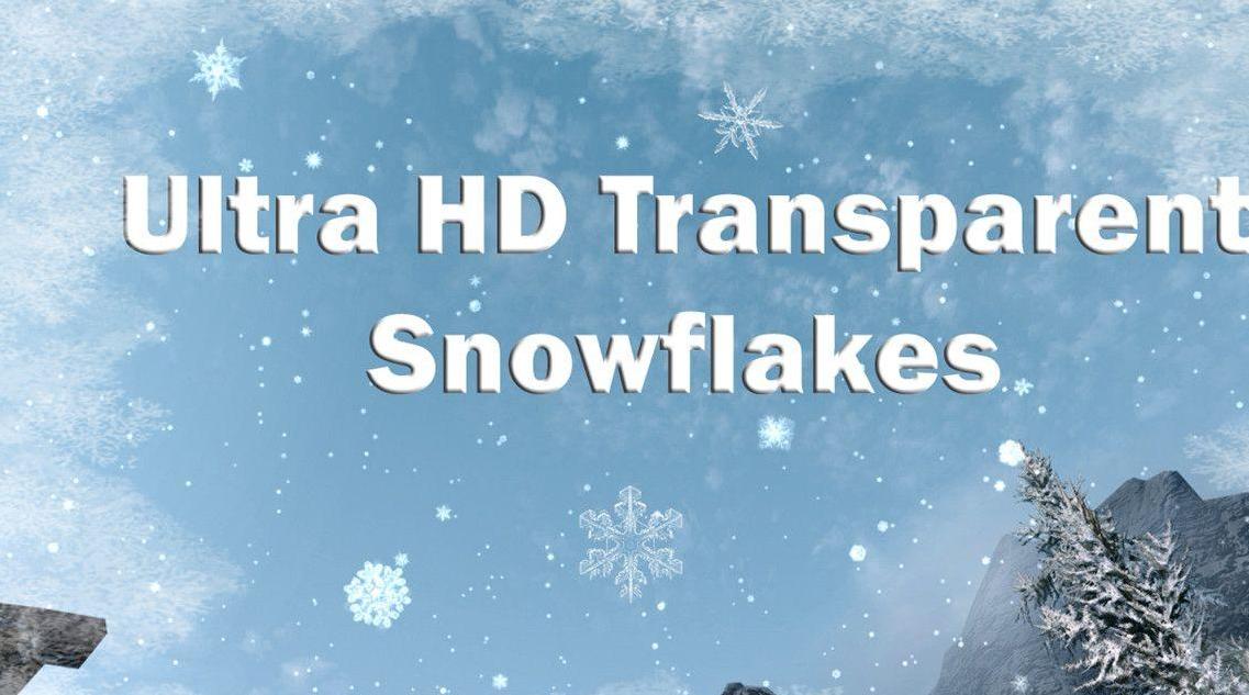 上古卷轴5：天际高清透亮清澈雪花下载