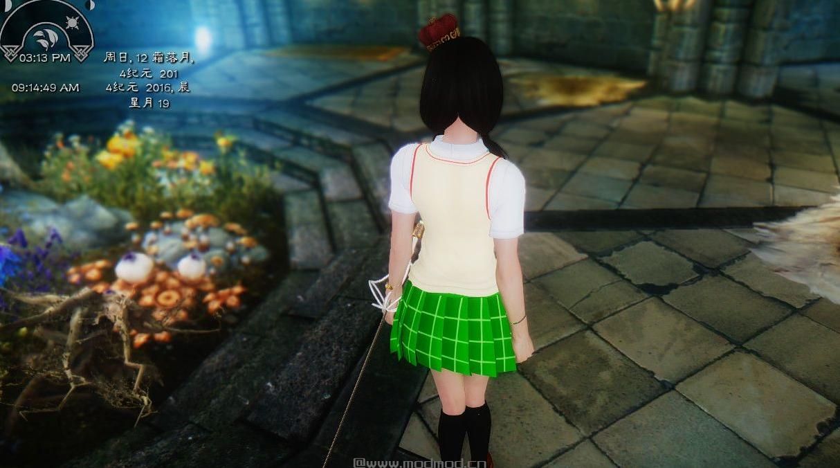 上古卷轴5：天际彩南高中校服下载