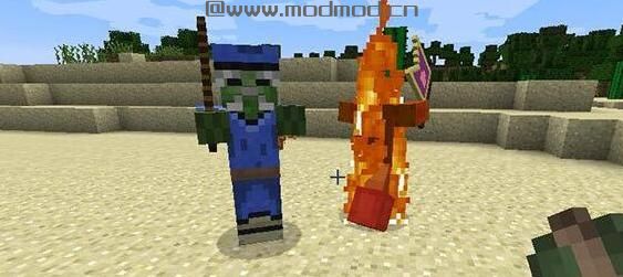 我的世界1.7.2植物大战僵尸MOD下载
