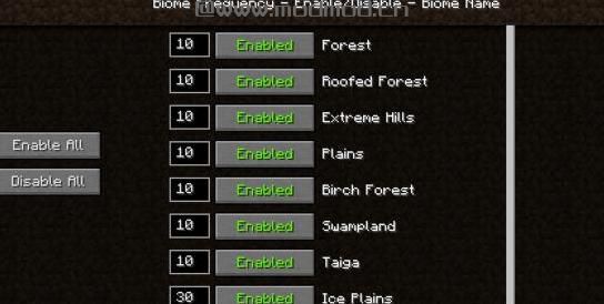 我的世界 1.7.10生物群落MOD下载+安装说明