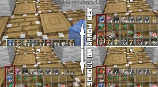 我的世界1.7.10快速物品栏切换MOD下载