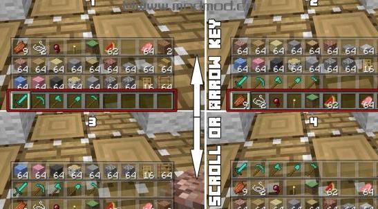 我的世界1.6.4快速物品栏切换MOD下载