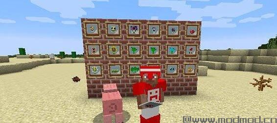我的世界 1.7.2植物大战僵尸MOD下载+安装说明