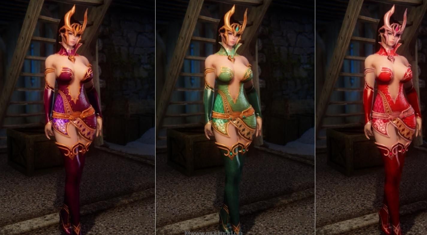 上古卷轴5:天际 近期UNPB服装合集MOD下载+安装说明
