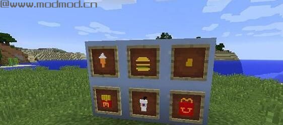 我的世界1.8.0快餐店食物MOD下载