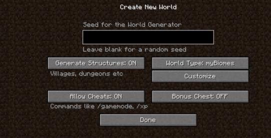 我的世界1.9.4生物群落MOD下载