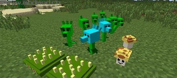 我的世界 1.7.2植物大战僵尸MOD下载+安装说明