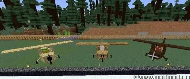 我的世界1.7.10轻型飞机MOD下载