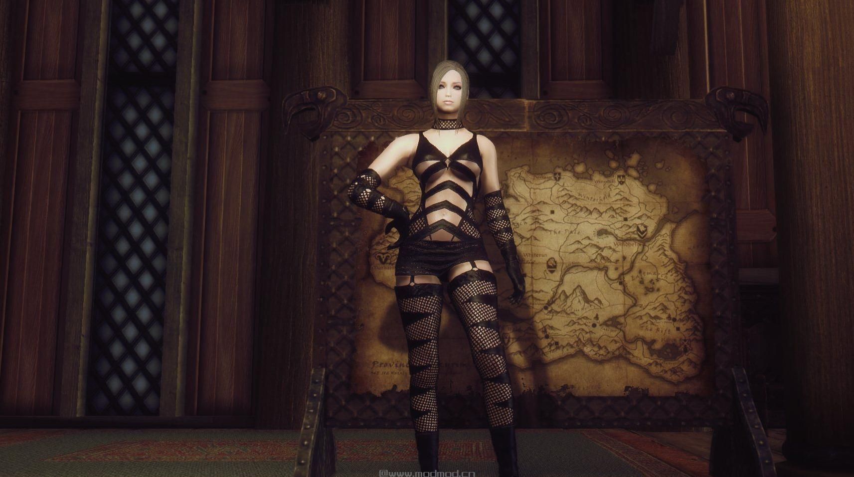 上古卷轴5：天际性感刺客甲BodySlide化MOD下载