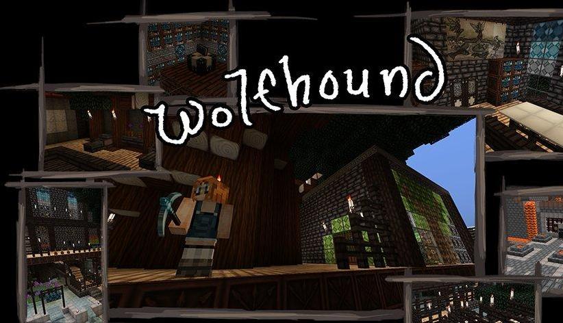 我的世界Wolfhound狼狗材质包下载