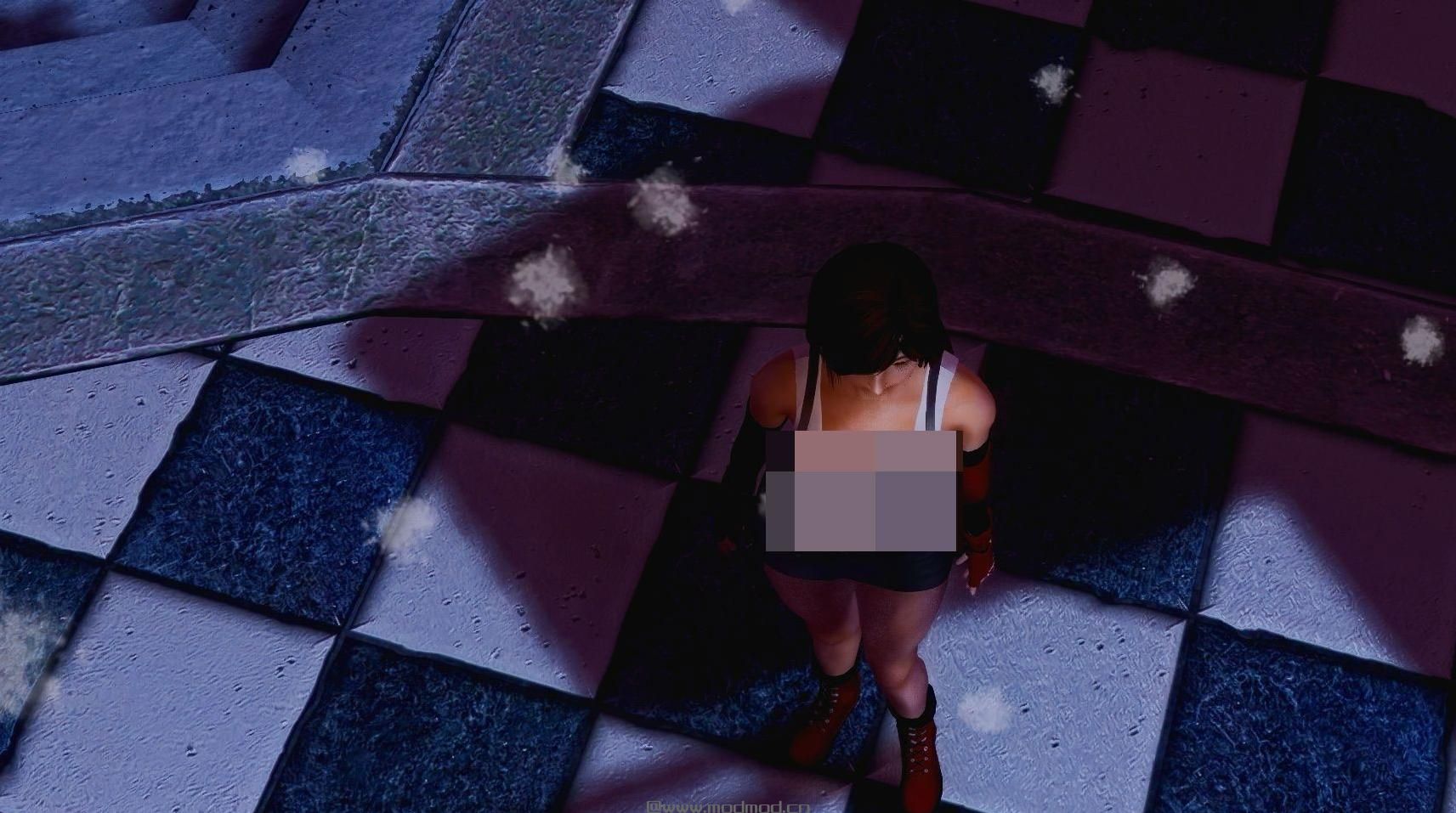 上古卷轴5：天际蒂法的FF7服装发型MOD下载