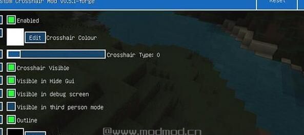 我的世界1.8.8自定义准心MOD下载