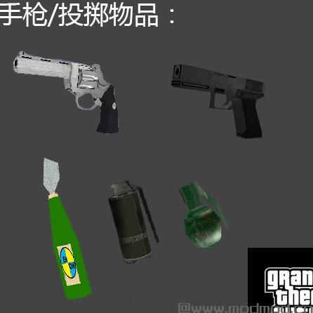 侠盗猎车：罪恶都市 仿GTA LCS 10th武器合集MOD下载+安装说明