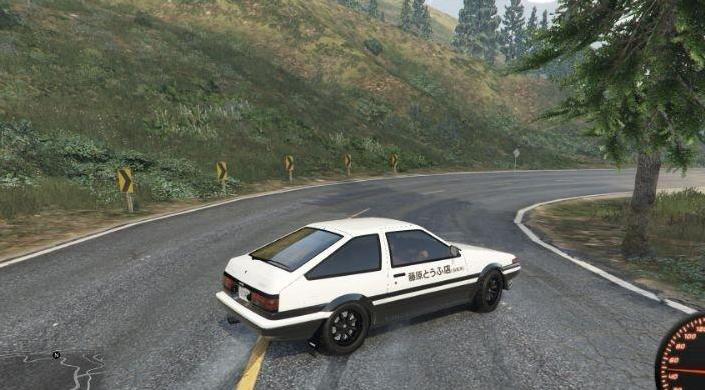 侠盗猎车5AE86低出力MOD下载